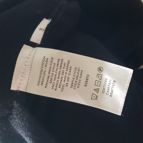 Ann Taylor xs Uber soft wrap long sleeve peplum - Picture 6 of 8